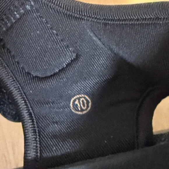 New Women's Skechers Luxe Foam Black Comfort Sandals Size 10 Relaxed Step - Picture 9 of 15